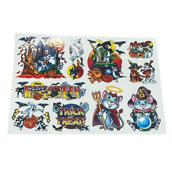 Vintage Thanksgiving Window Clings 5 Sheets - Picture 4 of 6